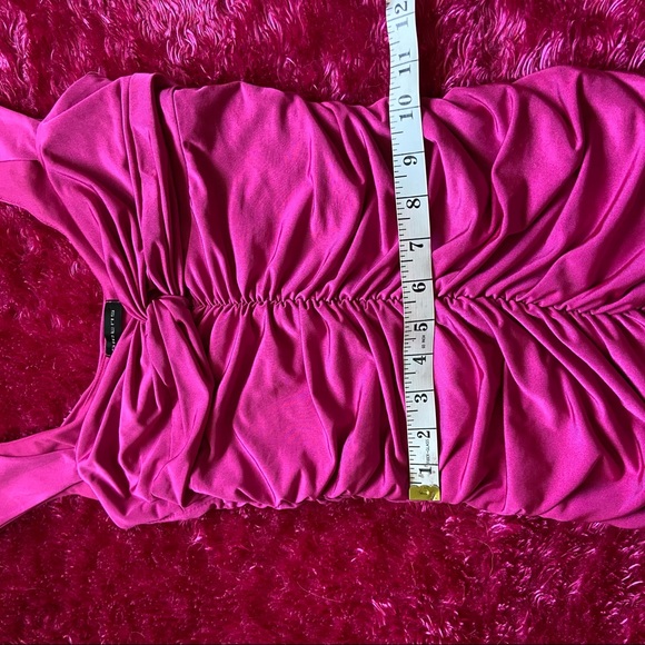 Pink Ruched Dress - Picture 13 of 16